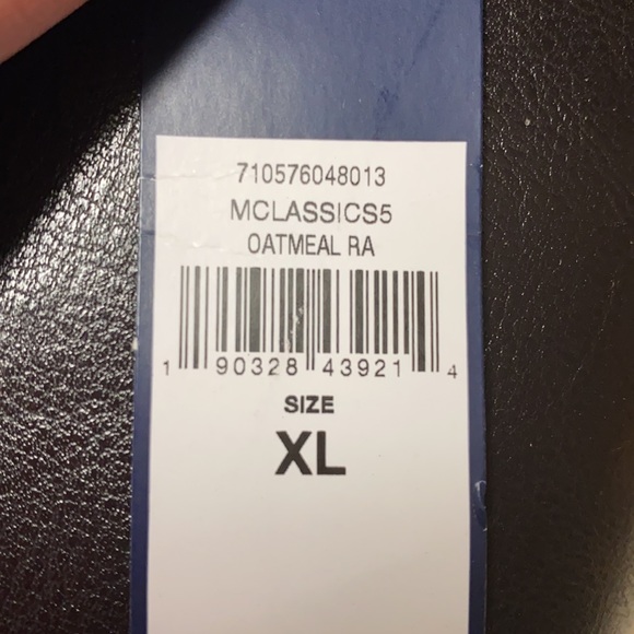 Men’s Polo Sweater Size XL NWT Oatmeal - Picture 6 of 6